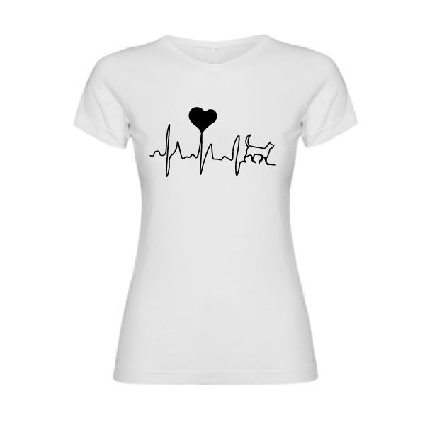 Camiseta de Mujer "Electrocardiograma"