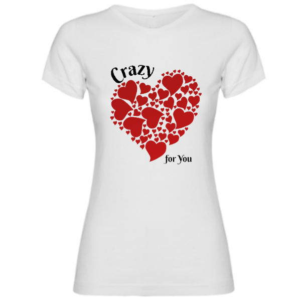 Camiseta de Mujer ¨Crazy for You¨