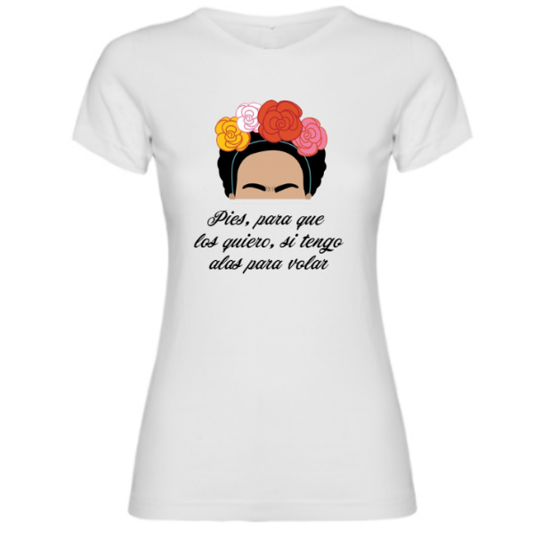 Camiseta Mujer "Pies pa que los quiero"